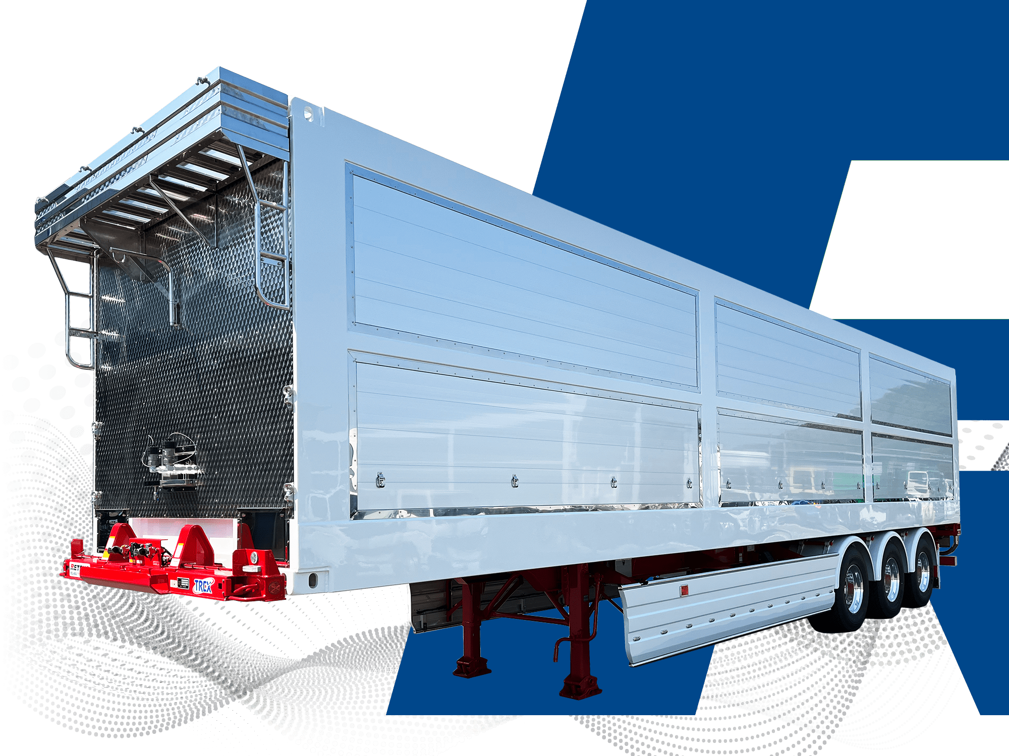 ムービングフロアトレーラ